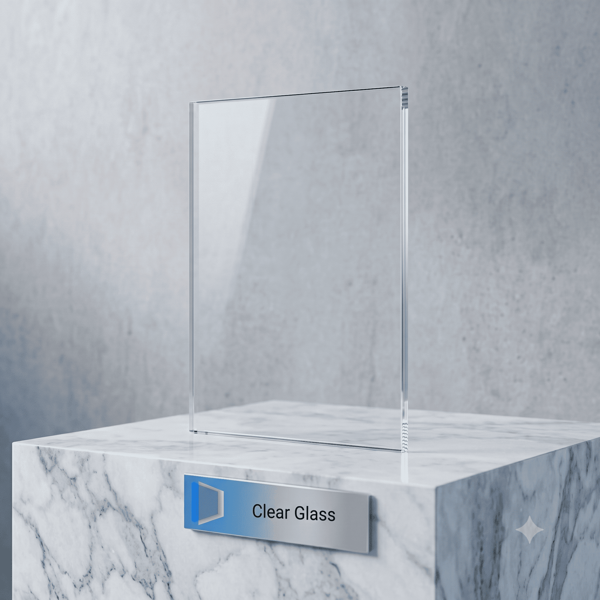Clear Glass Display