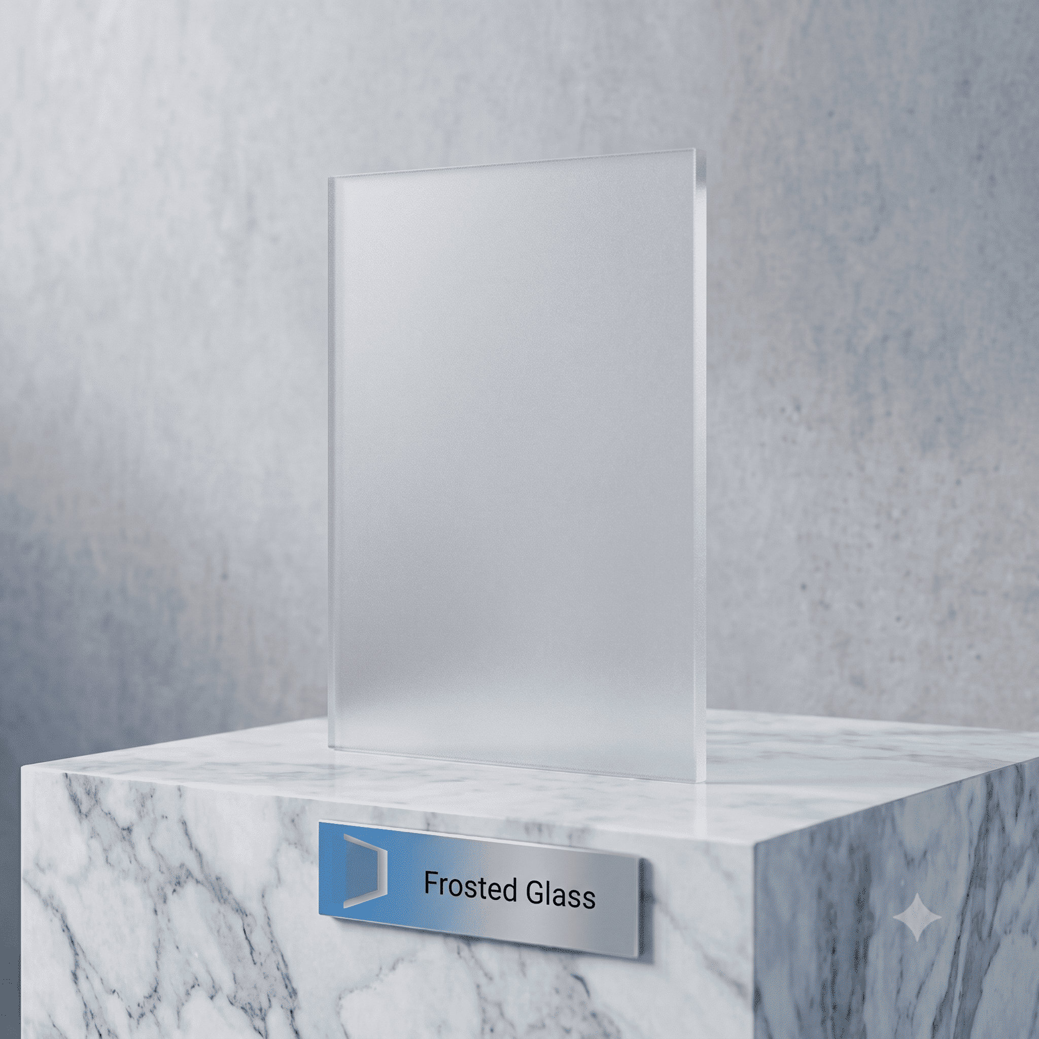 Frosted Glass Display