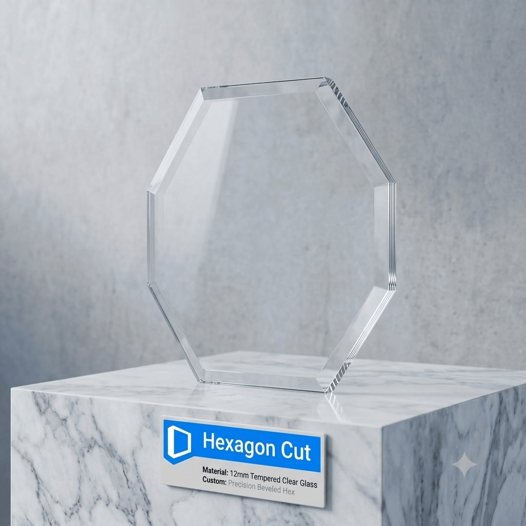 Hexagon Custom Glass