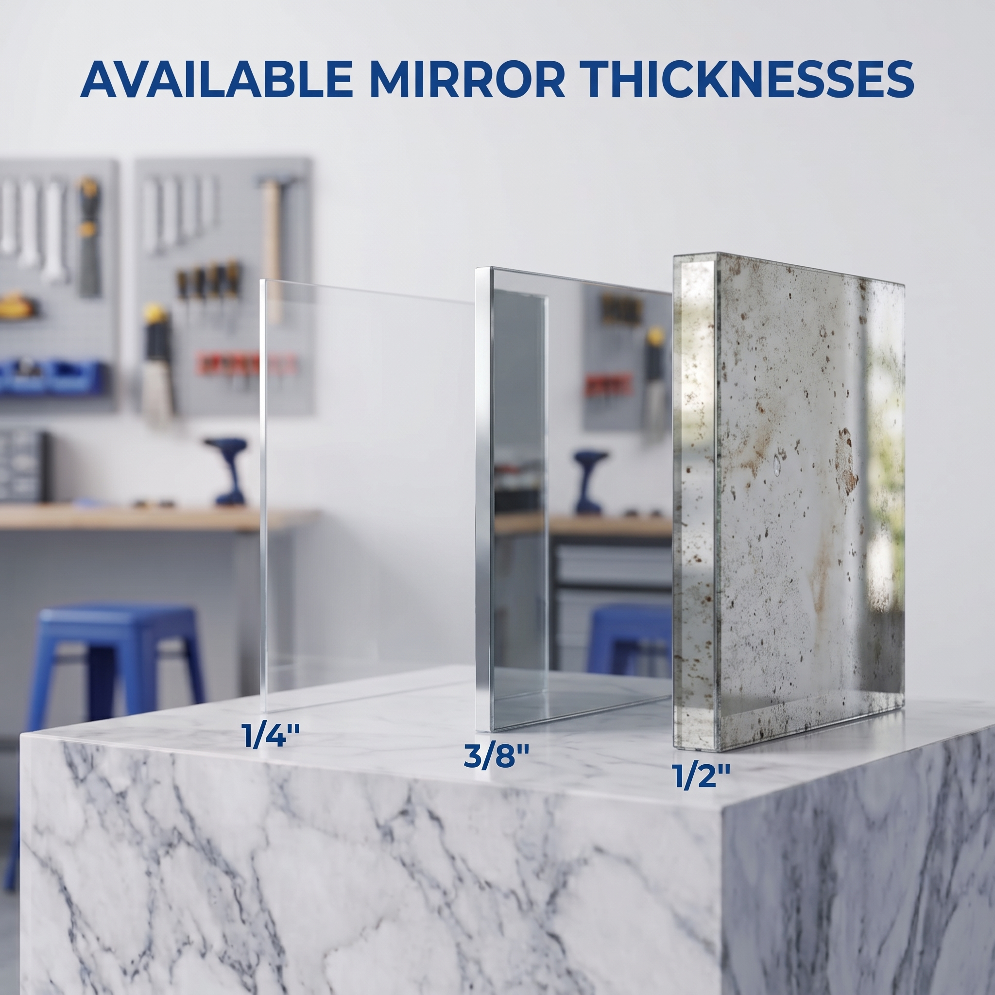 Available Mirror Thicknesses