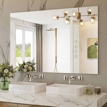 Custom Frameless Mirror