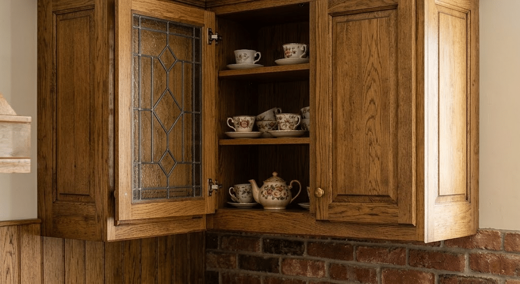 Clear Glass Kitchen Cabinets