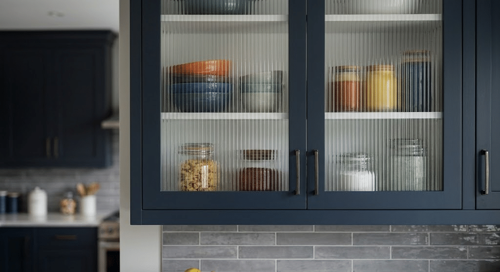 Frosted Glass Cabinet Inserts