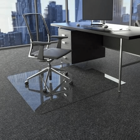 Custom Glass Chair Mat
