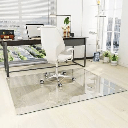 Custom Desk Glass Chair Mat