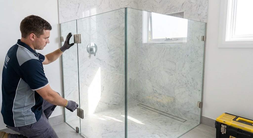 Corner Shower Glass Enclosure