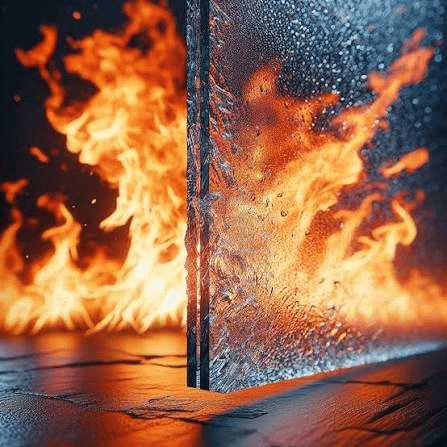 Custom Heat Resistant Glass Panels